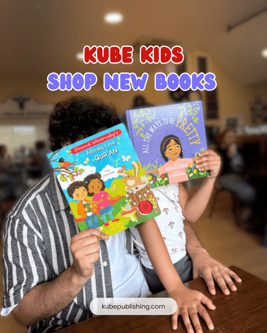 Kube Kids: تسوّق الكتب الجديدة., slide 1 of 5