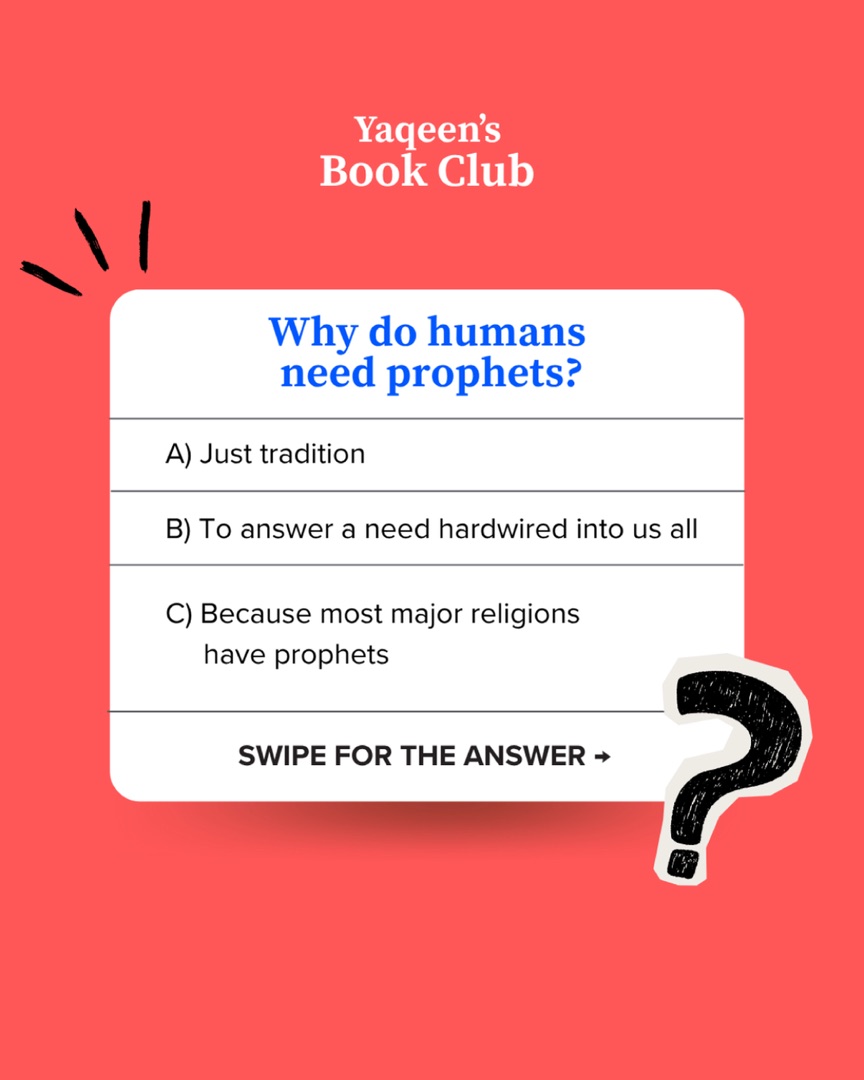 اختبار نادي الكتاب: لماذا يحتاج الناس إلى الأنبياء؟, slide 2 of 4